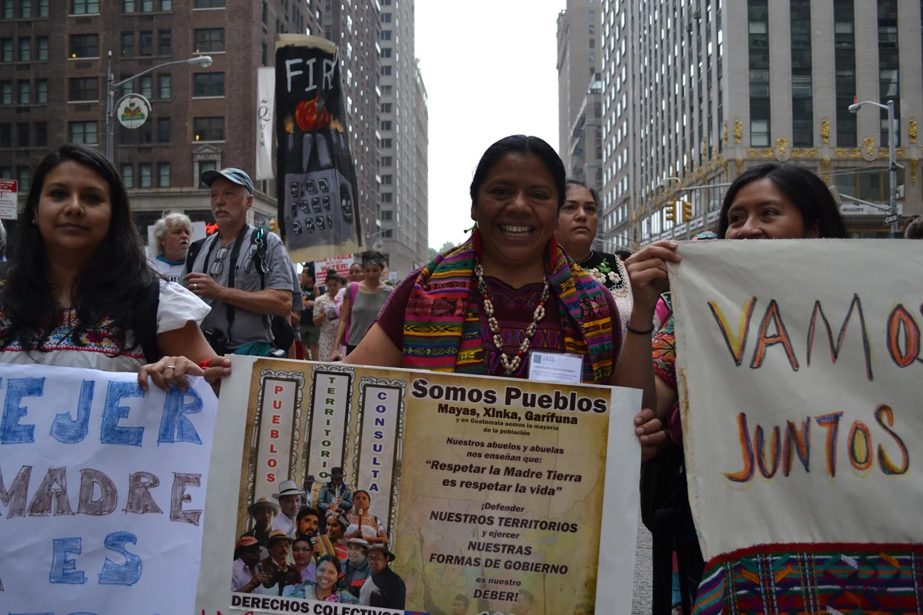 Women together at a JASS movement gathering in Mesoamerica